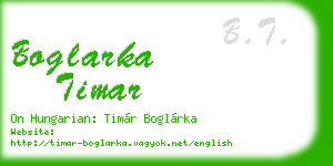 boglarka timar business card